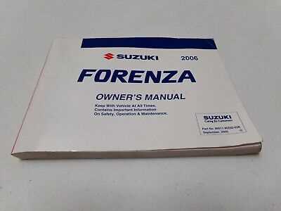 2006 suzuki forenza repair manual