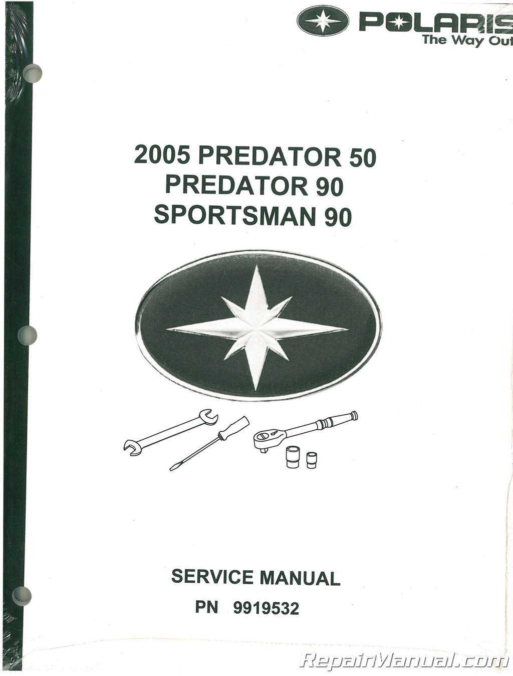 2005 polaris sportsman 90 repair manual