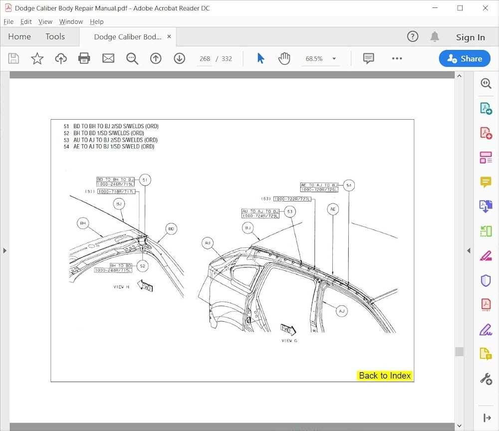 dodge caliber repair manual