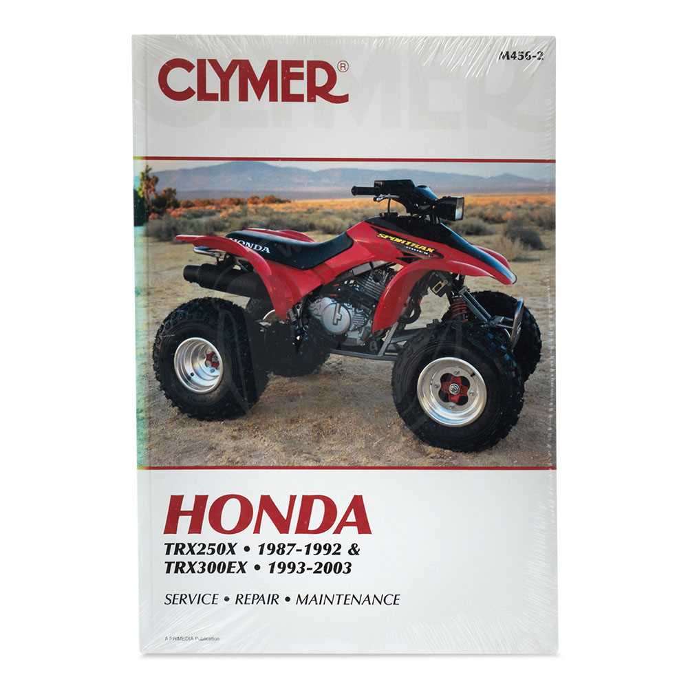 honda recon repair manual