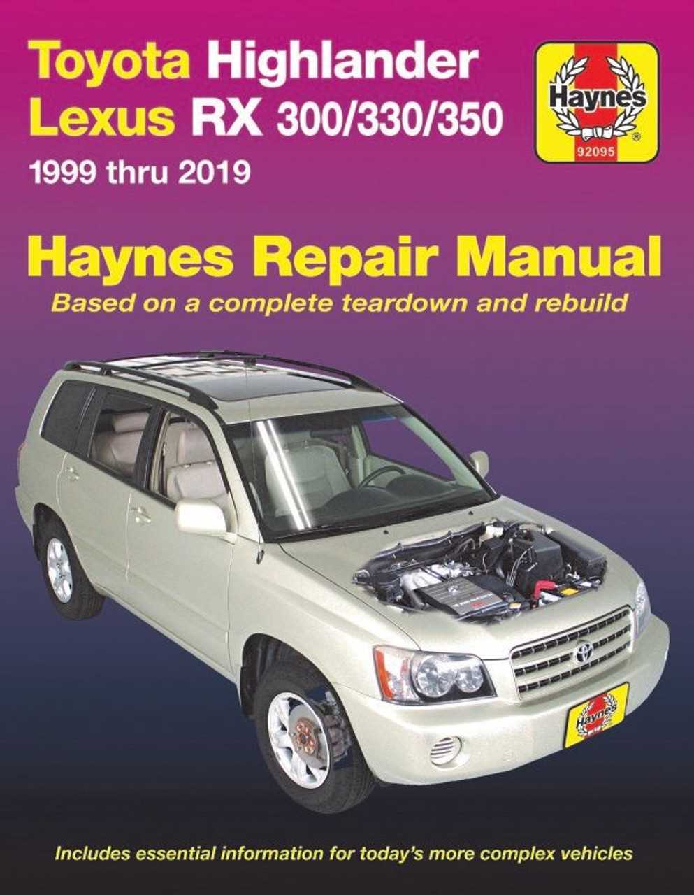 2006 toyota highlander hybrid repair manual