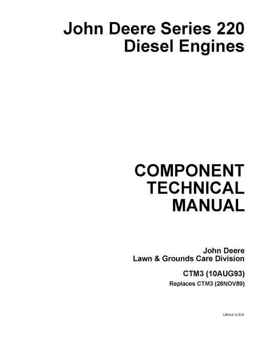 john deere 4400 tractor repair manual