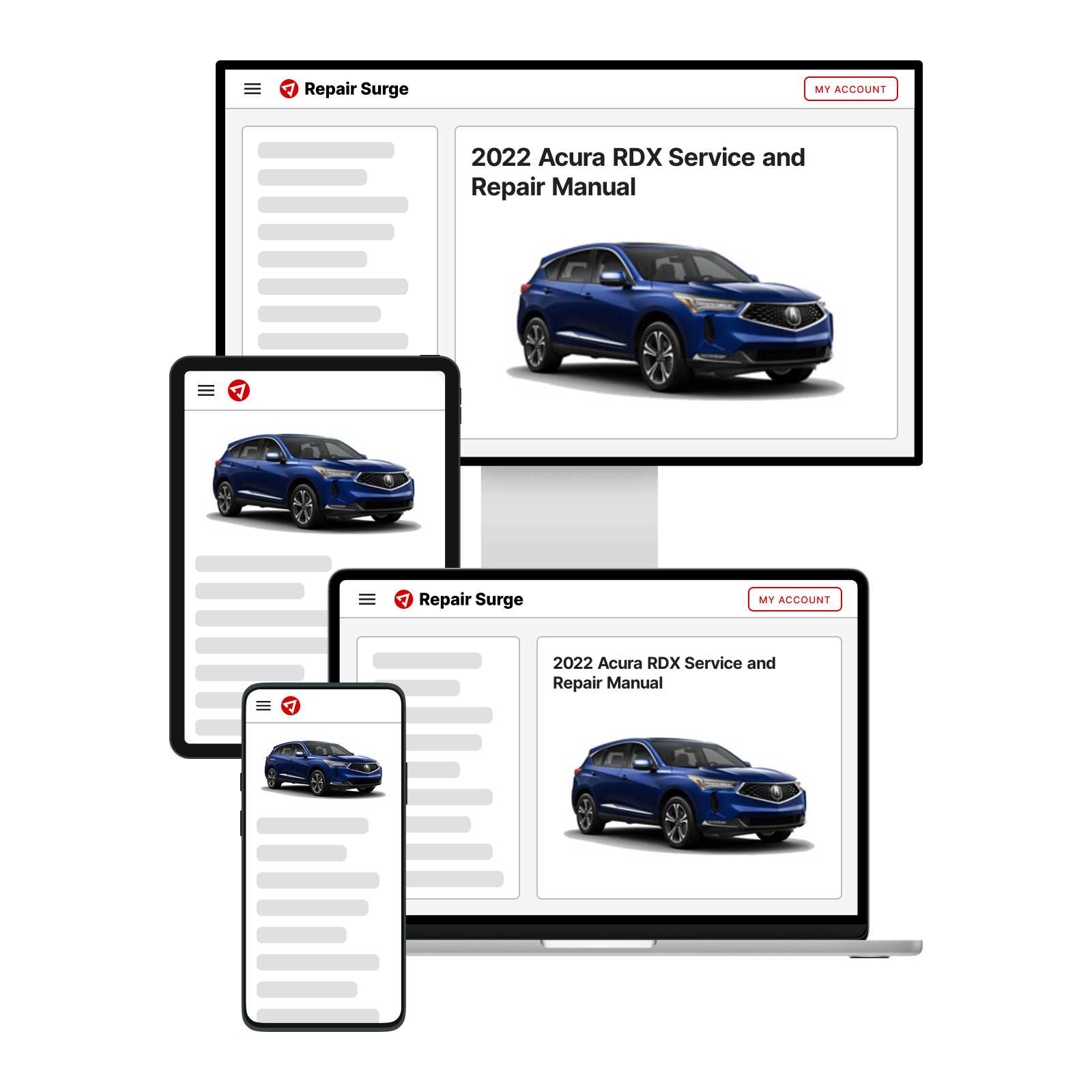 acura rdx repair manual