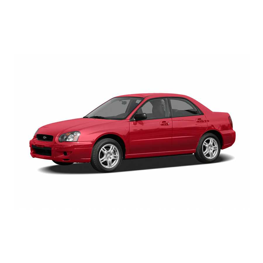 2004 subaru impreza wrx repair manual