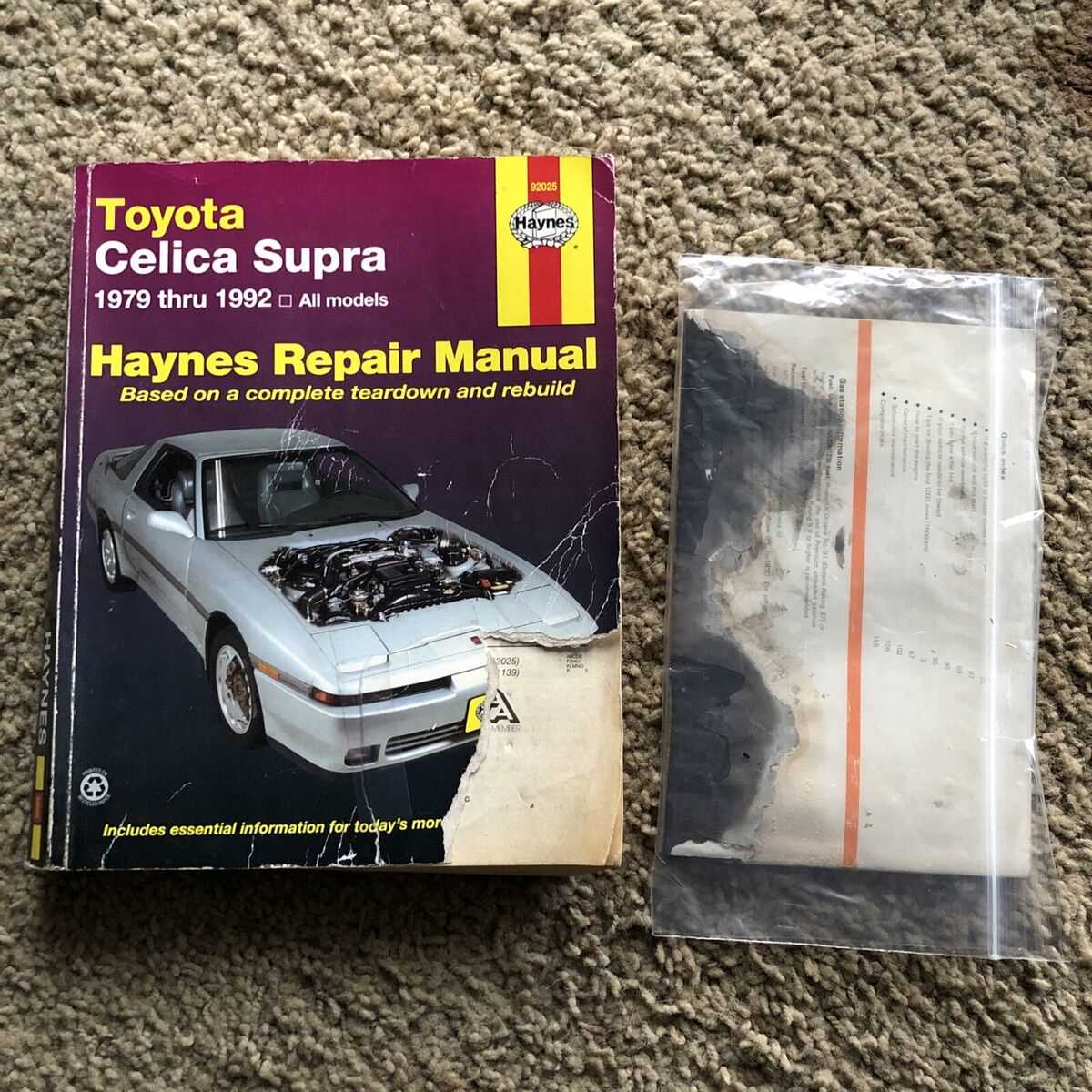 1988 toyota supra repair manual