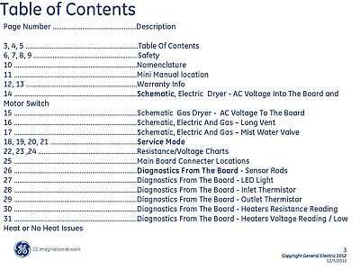 ge gas dryer repair manual