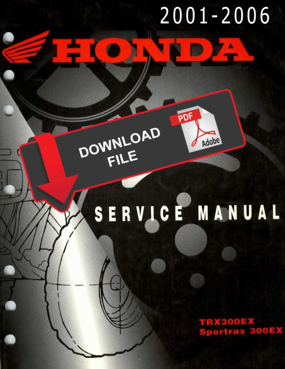 honda 300ex repair manual