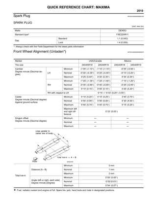 2011 nissan maxima repair manual