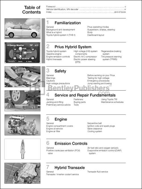 2012 toyota prius repair manual