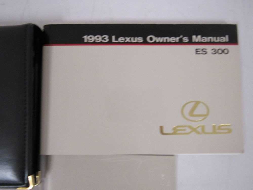 1993 lexus es300 repair manual