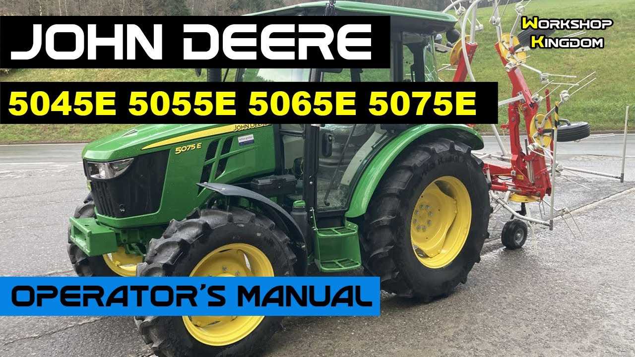 john deere 5065e repair manual