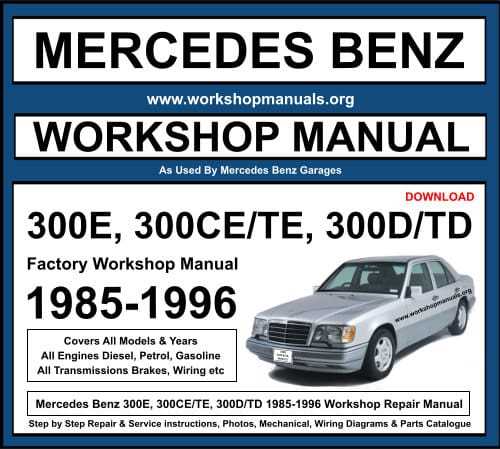 mercedes 300d repair manual