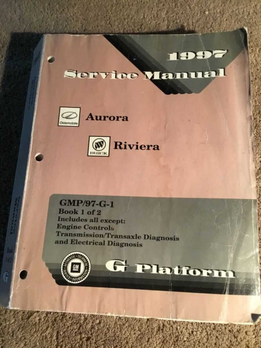 1997 oldsmobile aurora repair manual