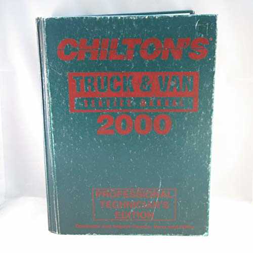 chiltons truck and van repair manual