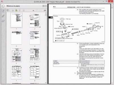 scion tc repair manual