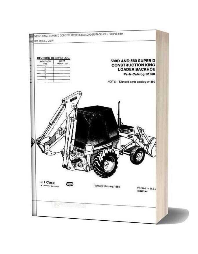 repair manual case 580 backhoe parts diagram