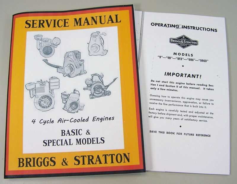 briggs and stratton lawn mower engine repair manual