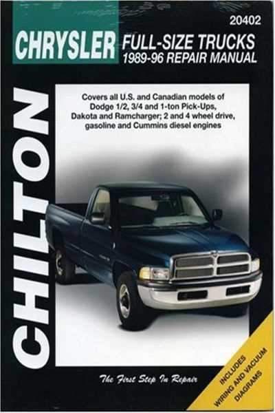 chilton chevy truck repair manual