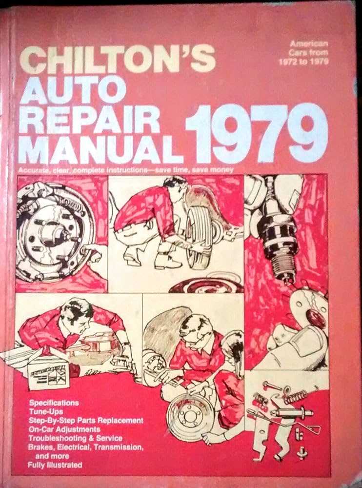 chiltons auto repair manual 1972