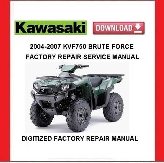 kawasaki atv repair manual