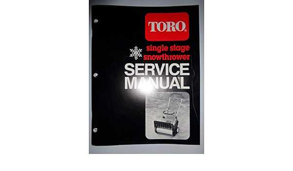 toro snow thrower repair manual