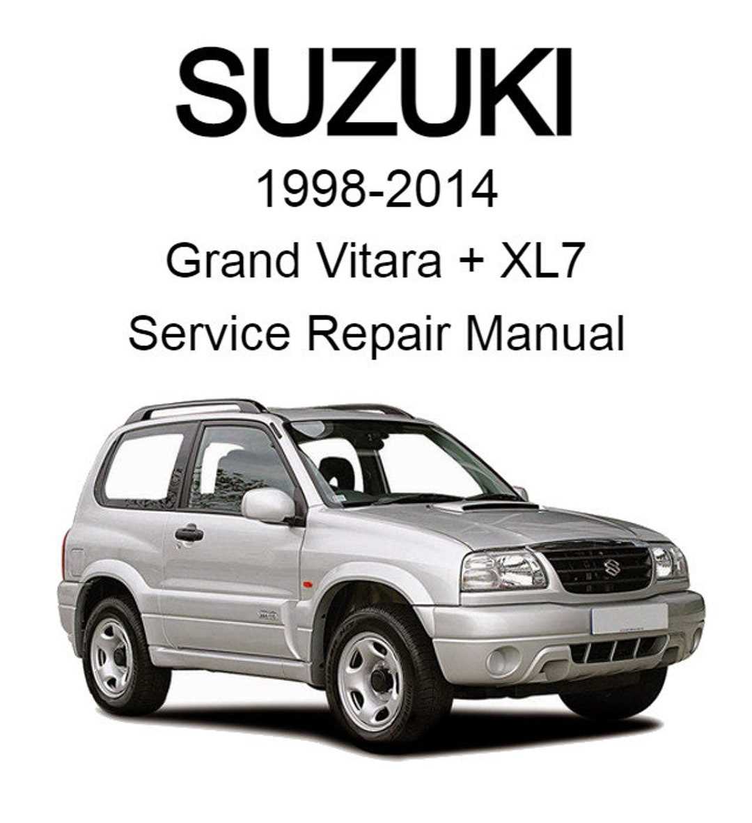 2001 suzuki grand vitara xl7 repair manual