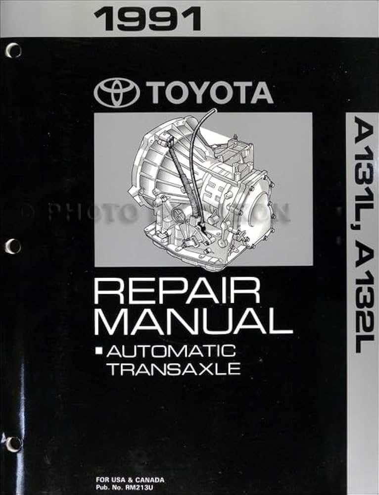 1991 toyota corolla repair manual