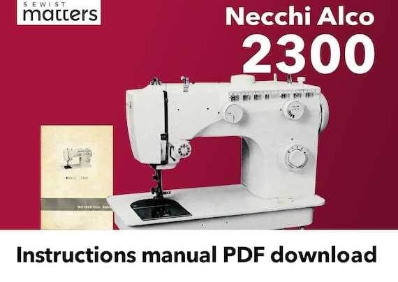 necchi sewing machine repair manual