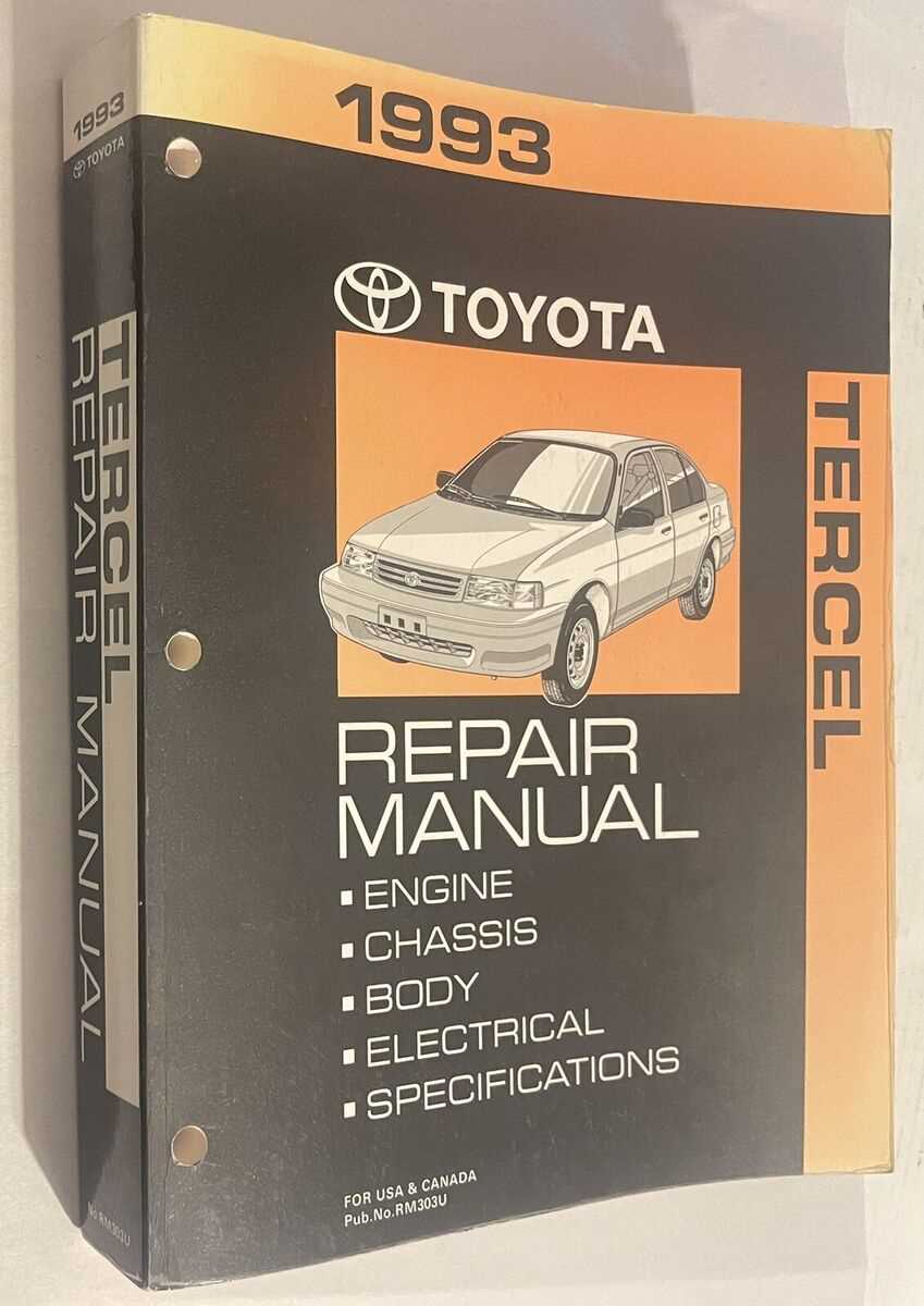 96 toyota tercel repair manual