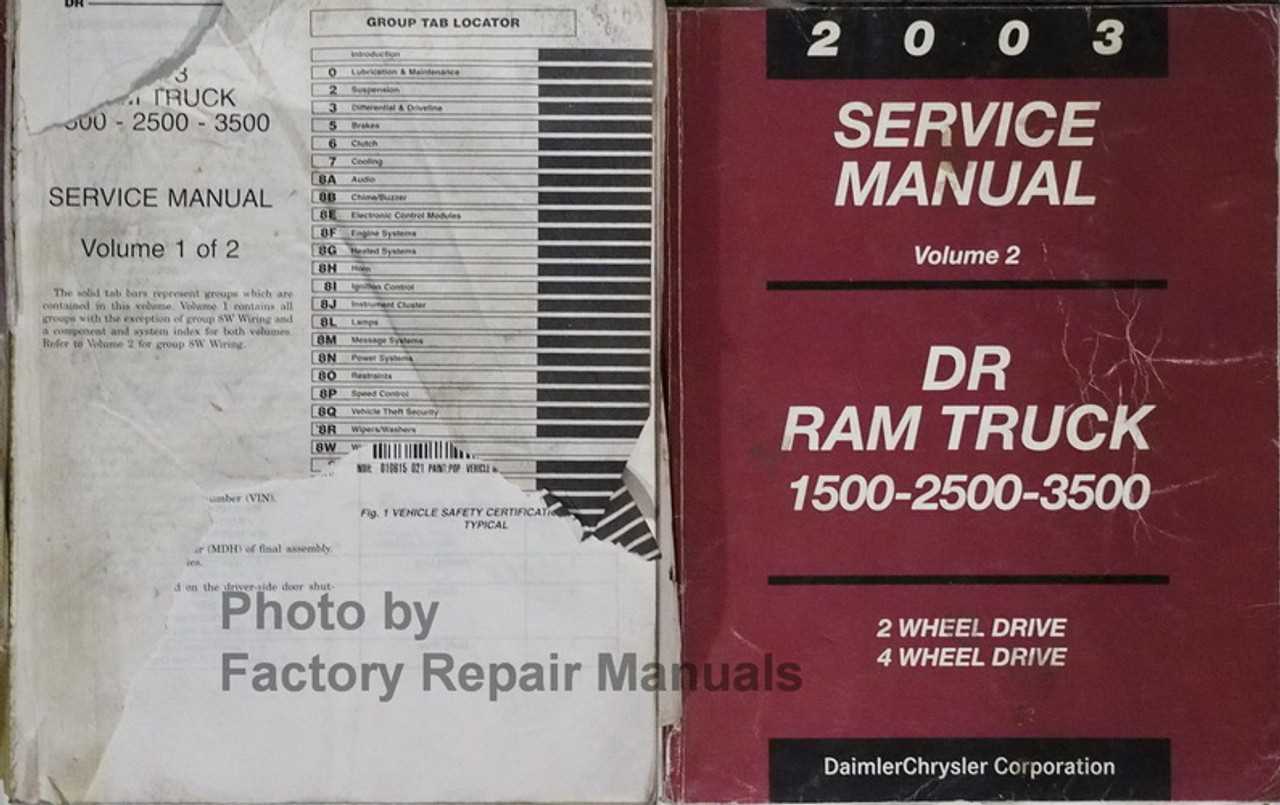 dodge pickup repair manual