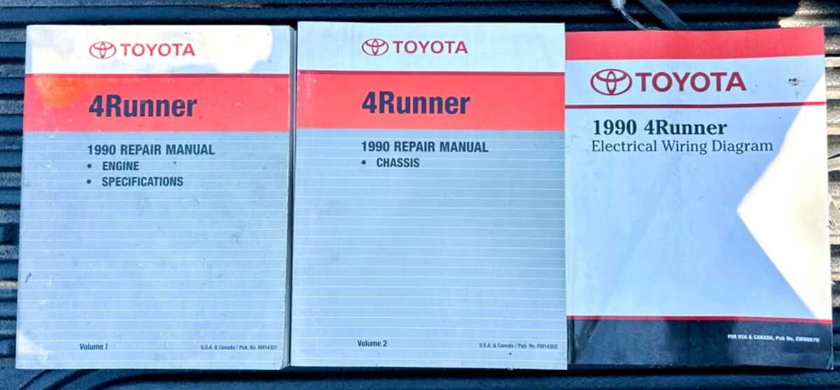 1990 toyota 4runner repair manual