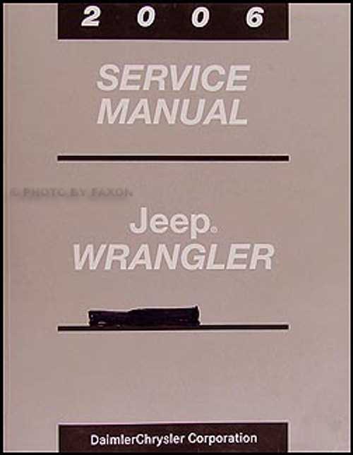 2002 jeep wrangler repair manual