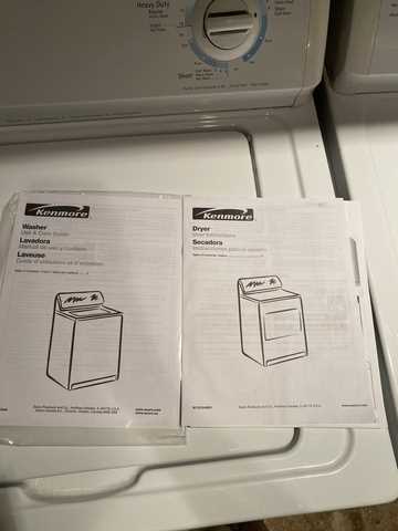 kenmore 600 washer repair manual