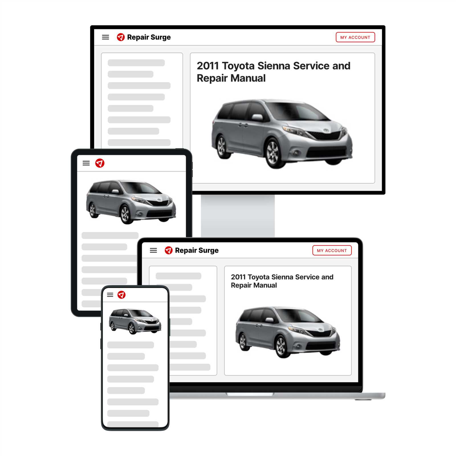 2011 toyota sienna repair manual