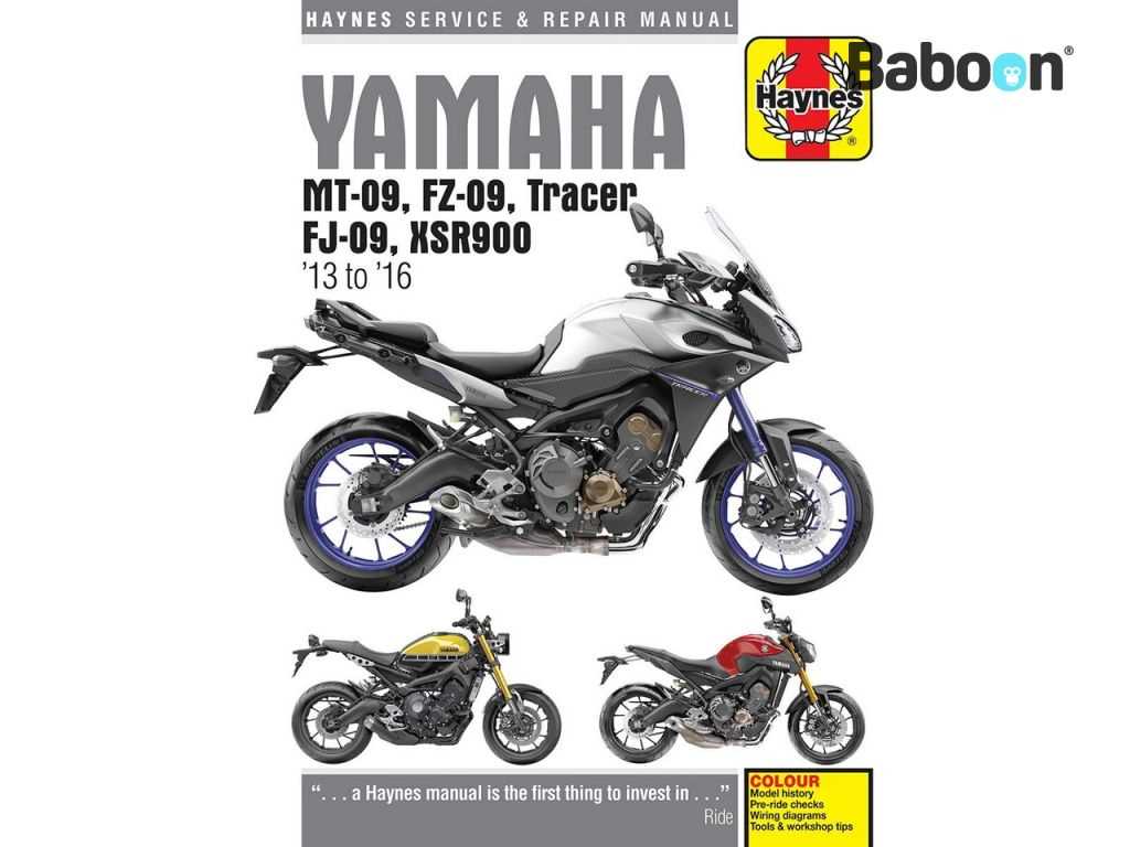 yamaha mt 09 repair manual