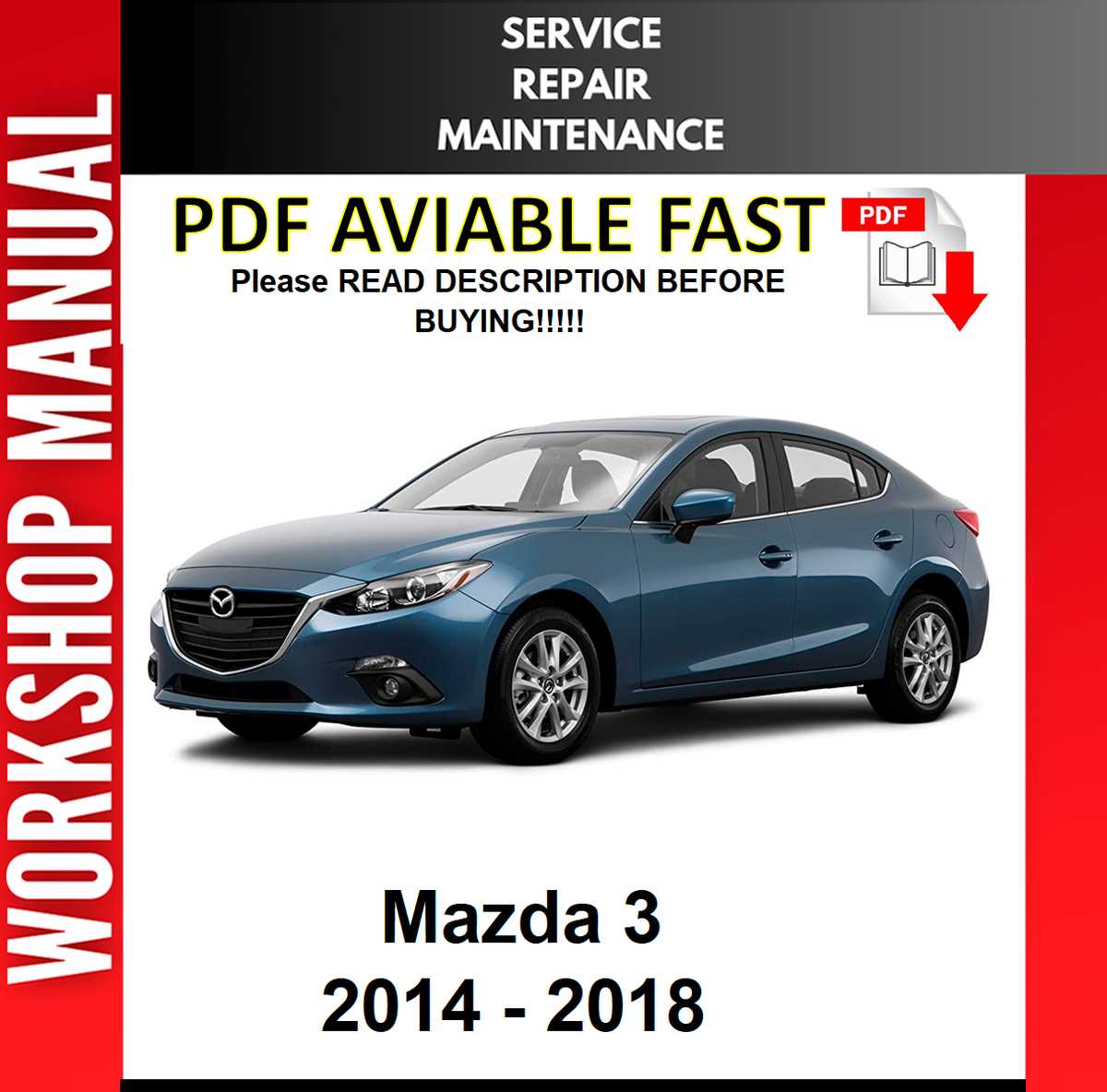 mazda 3 service repair manual