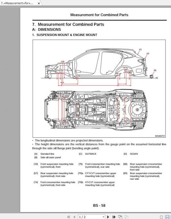 subaru collision repair manual