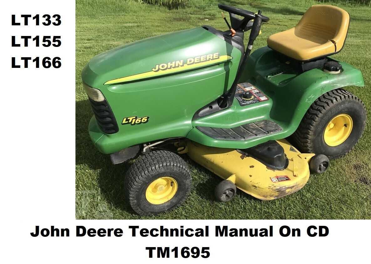 john deere lt133 repair manual