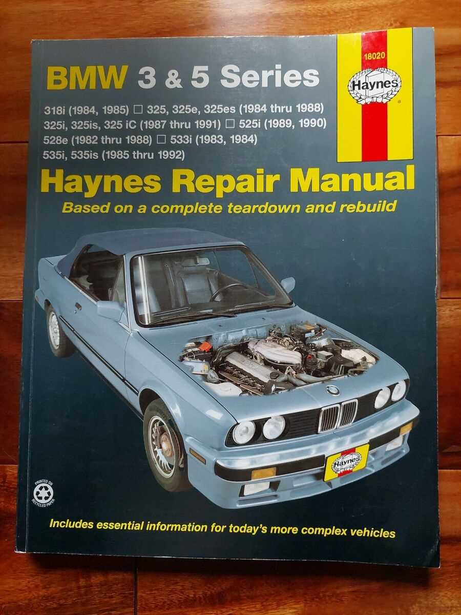 bmw 318i repair manual