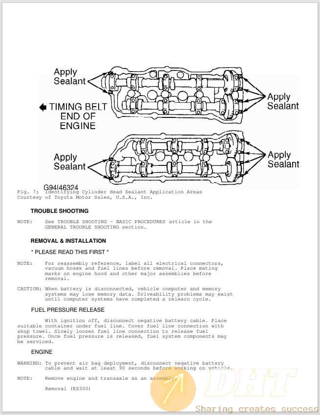 1999 toyota camry repair manual