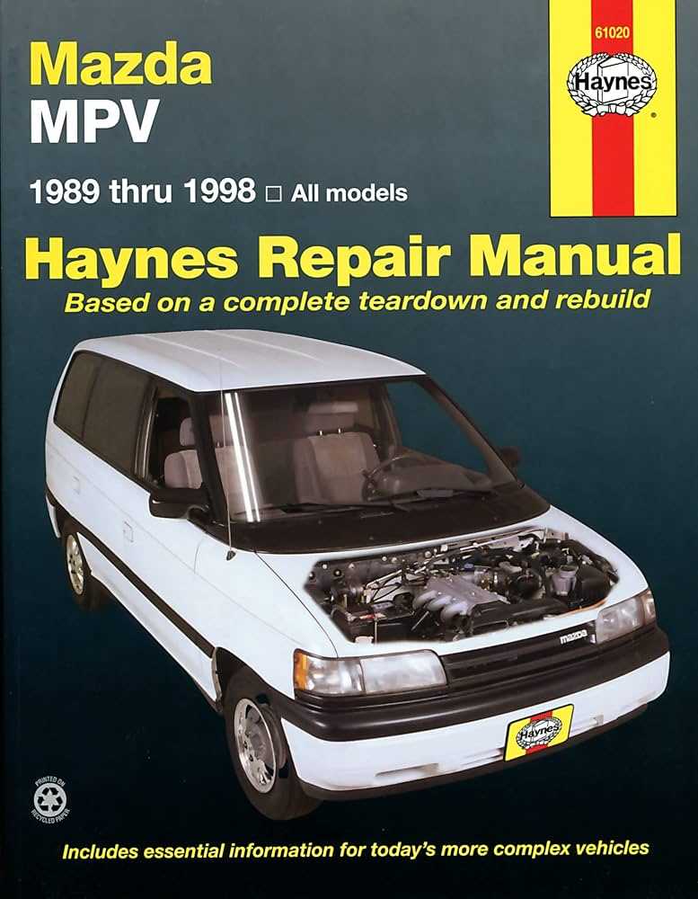 mazda mpv repair manual