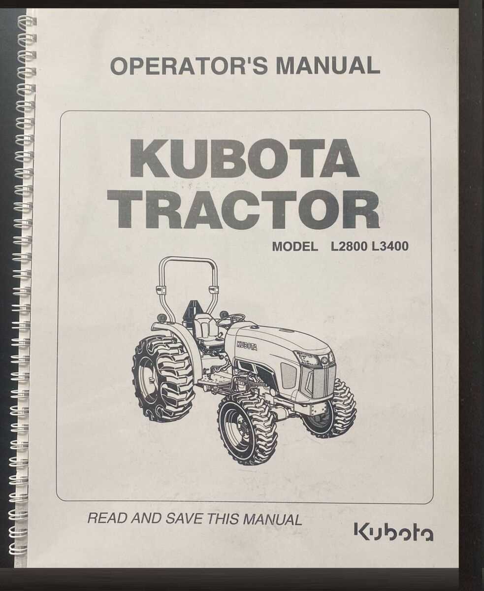 kubota l2800 repair manual