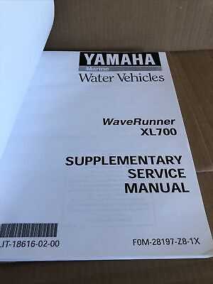 yamaha xl 700 repair manual