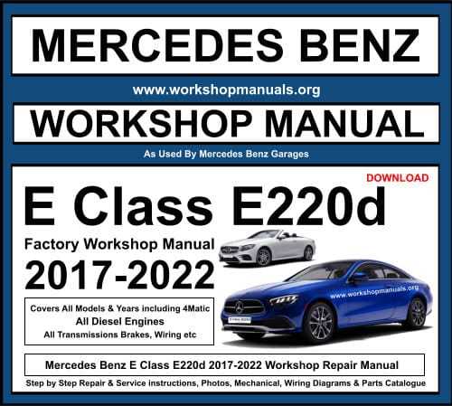 2000 mercedes e320 repair manual