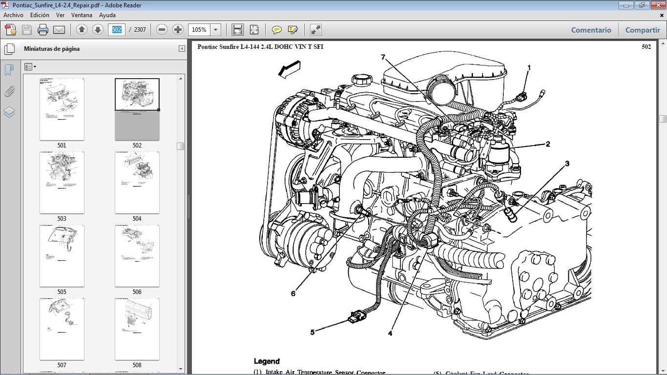 pontiac sunfire repair manual