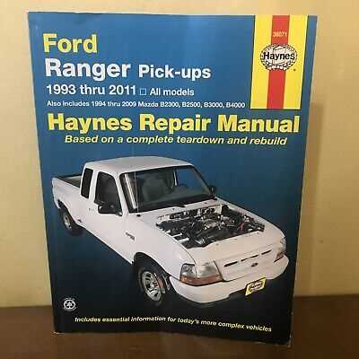 2000 ford ranger repair manual