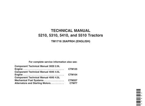 john deere 5310 repair manual