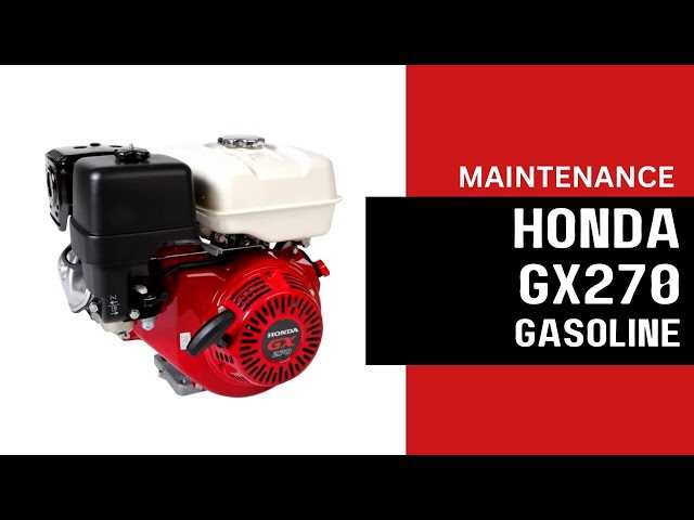 honda gx270 repair manual