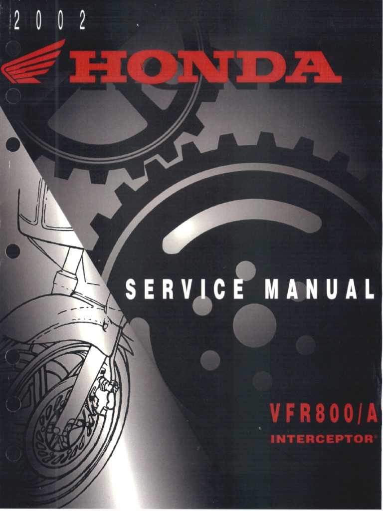 honda vfr 800 repair manual