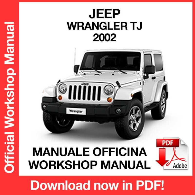 2002 jeep wrangler repair manual